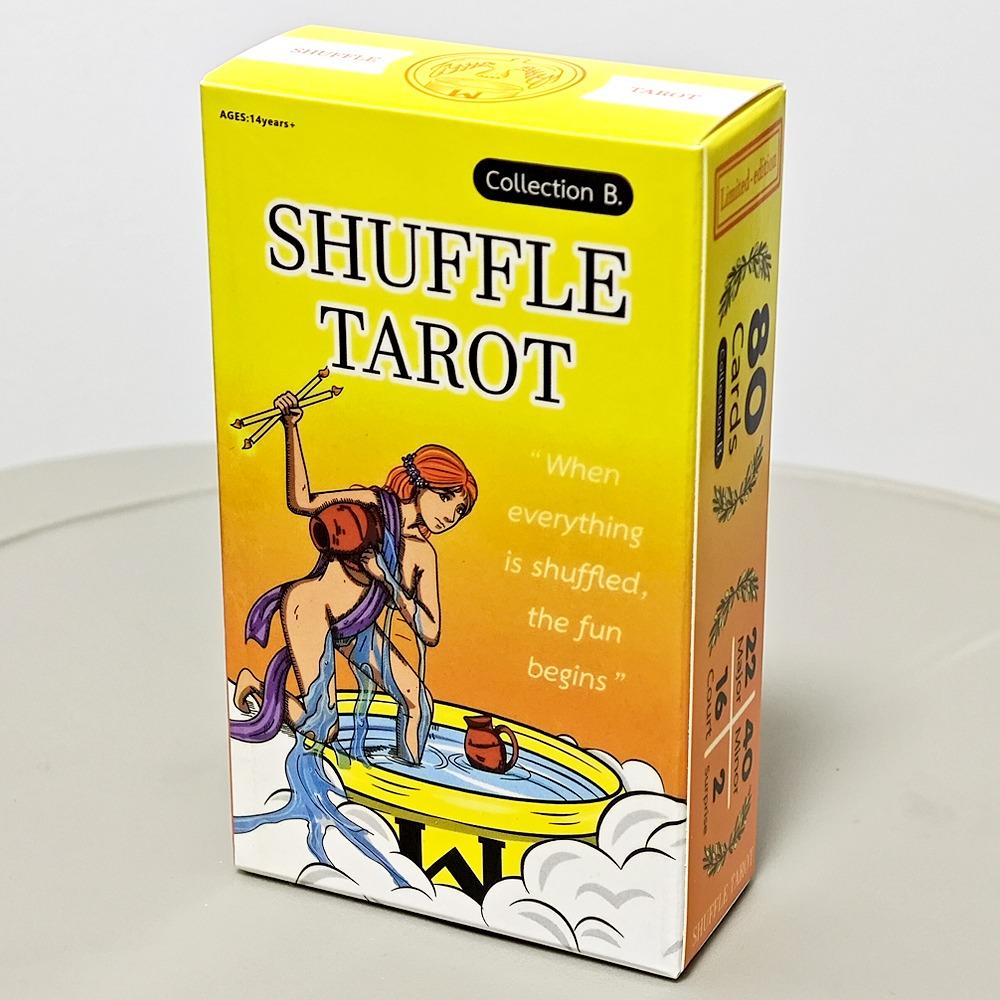 10.3*6cm Shuffle Tarot Collection B Shuffled World of RWS Tarot Deck 80 Pcs Cards A Creative Way of Telling A Story