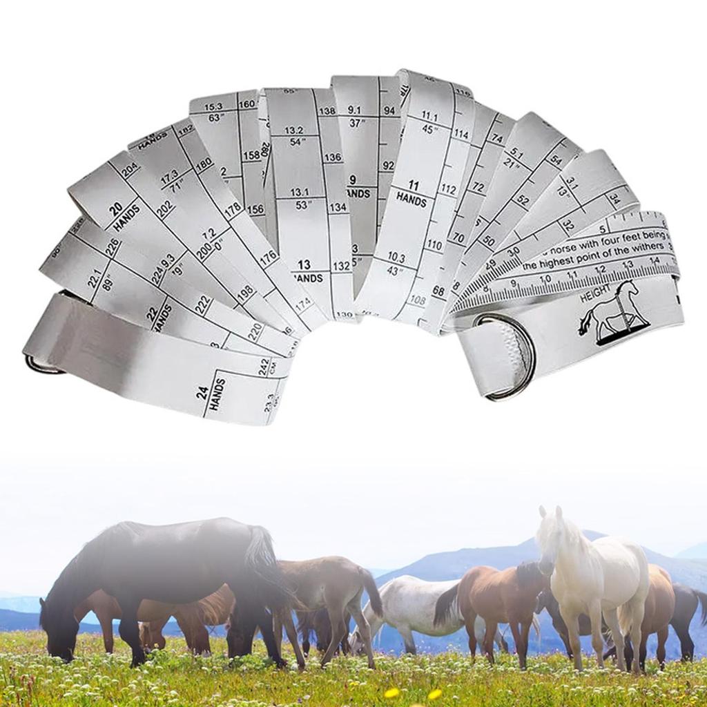 Horse Pony Height Weight Tape Measurement Tool 250cm Soft Bust Measuring for Pig