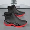 Rain Shoes Summer Kitchen Wear-resistant Water Shoes Takeaway Rider Black Labor Protection Rain Boots