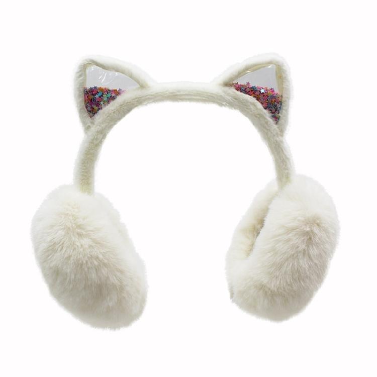 Kitten Earmuffs For Women And Girls, Soft Fleece Lining, Adjustable Winter Ear Cover For Outdoor Use