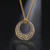 Teamer Vintage Viking Witch Knot Amulet Pendant Necklace Rope Chain Stainless Steel Chain Party Jewelry Gift Wholesale New In