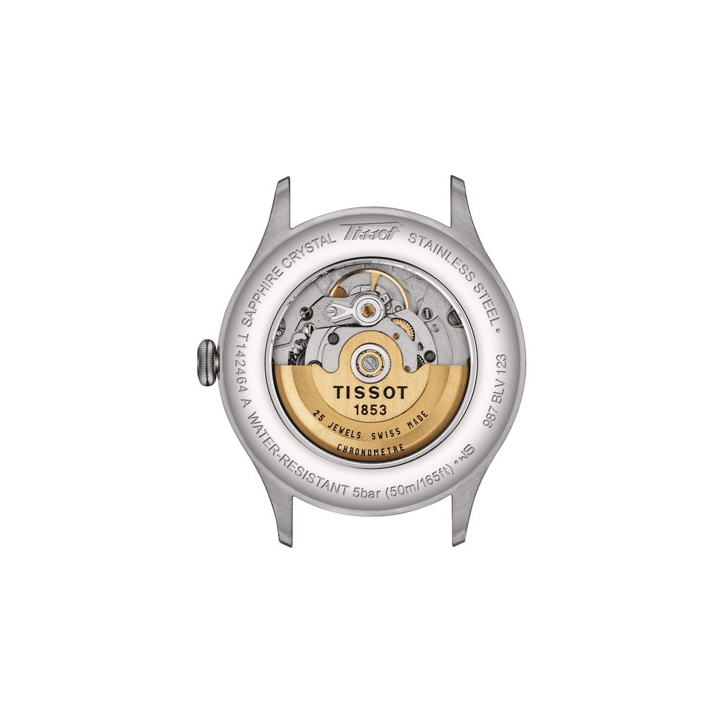 Tissot Leather Strap Pink Dial Men's Fashion Watch T142.464.16.332.00