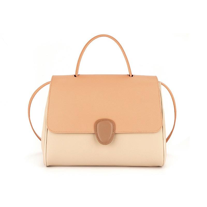 Leather women's bags, messenger bags, women's new high-end large-capacity tote bags, women's light luxury niche handbags