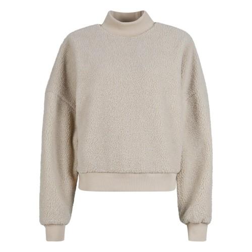Urban Classics Womens/Ladies Sherpa Standing Collar Sweater Top