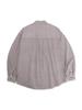 PSSHOPPER Pigment High-Density Damaged Shirt [Ash Brown]