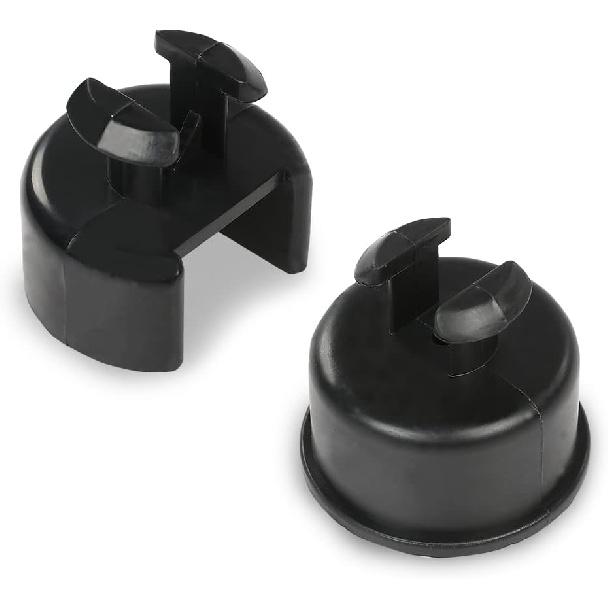 PIT66 Tailgate Pivot Bushing Set, Compatible with Dodge Ram 1500 Pickup 2002-2008/ Ram 2500 3500 Pickup 2003-2009 55276077AB 55276076AC Driver &