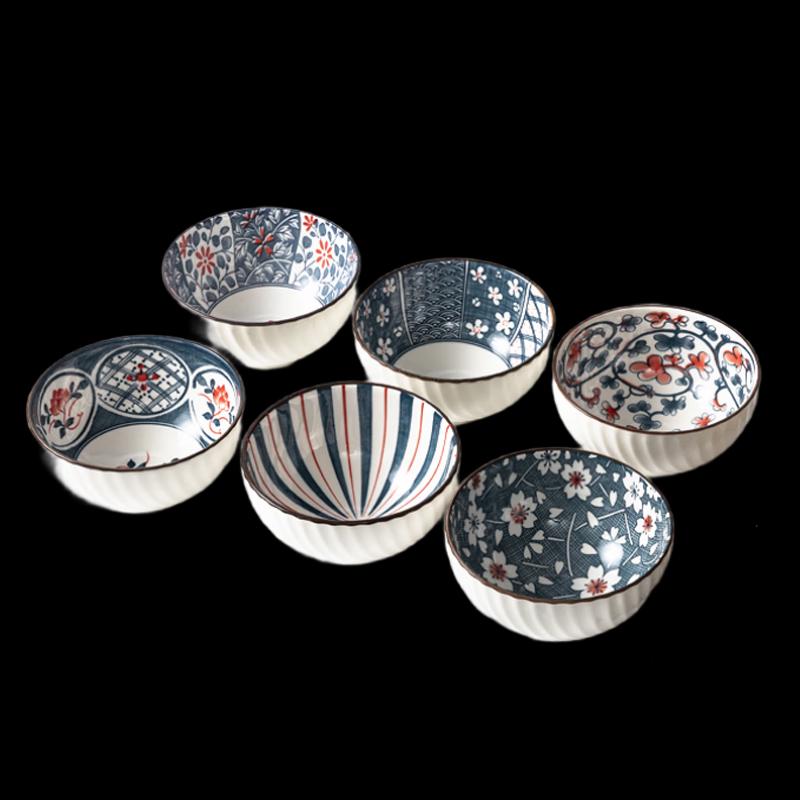 Kanda Qingyun Blue-Painted Rice Bowl Set