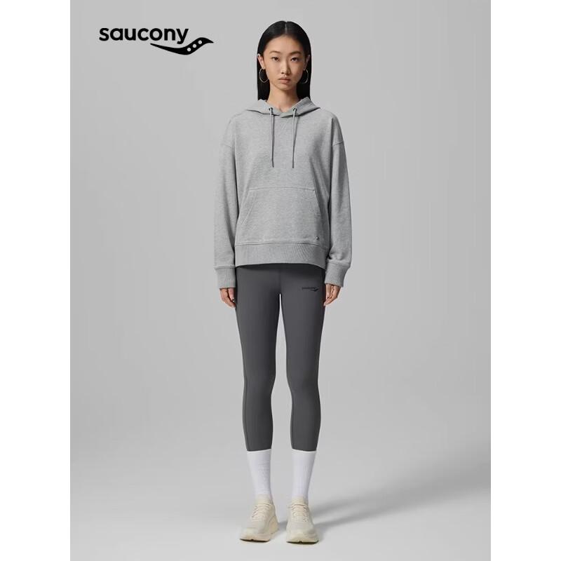 SAUCONY Classic Loose Fit Hooded Pullover Sweatshirt L