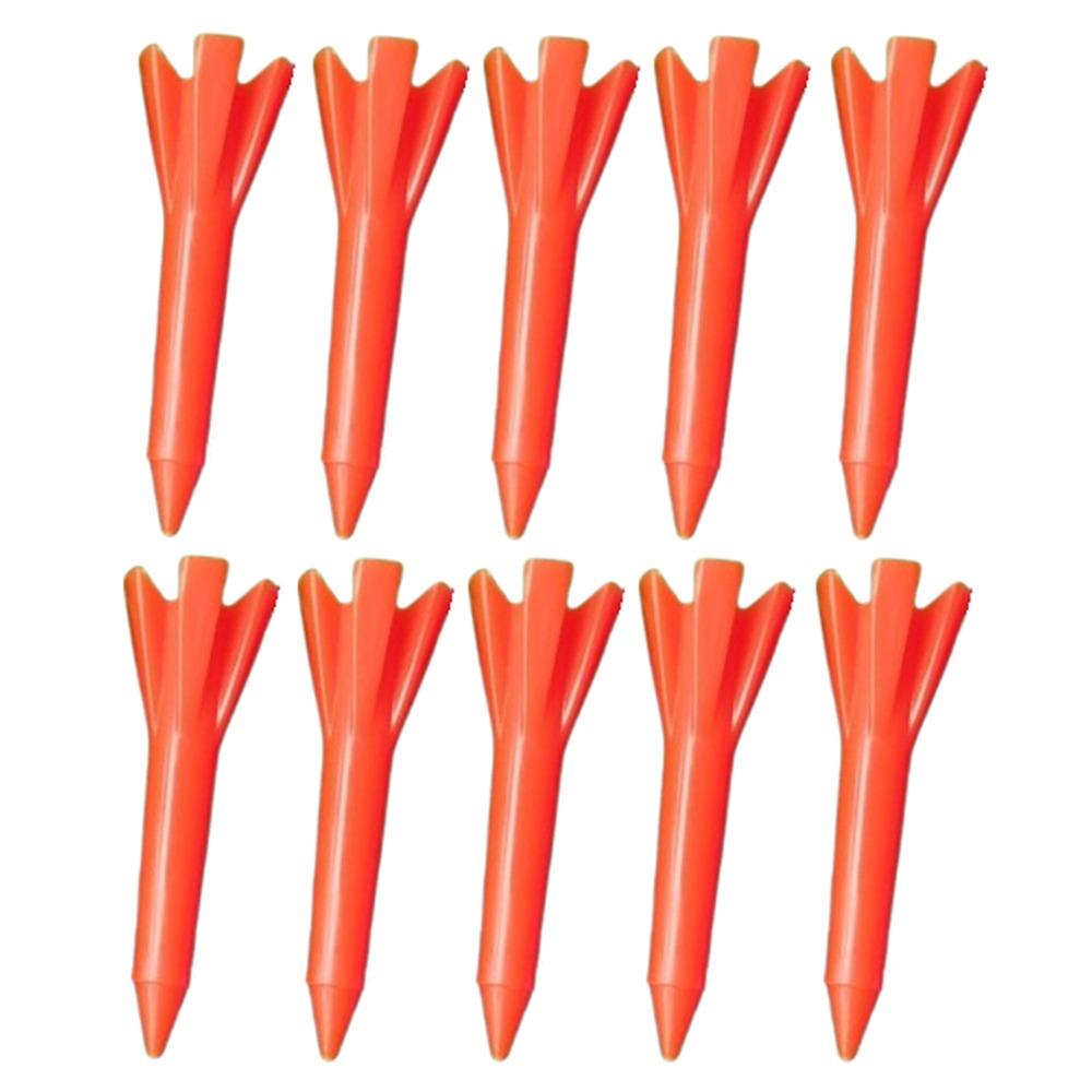 100Pcs Durable 38mm Golf Tee Set Plastic Reduced Friction Golf Ball Holder Unbreakable 5 Prongs Head Golf Seats Golf Accessories