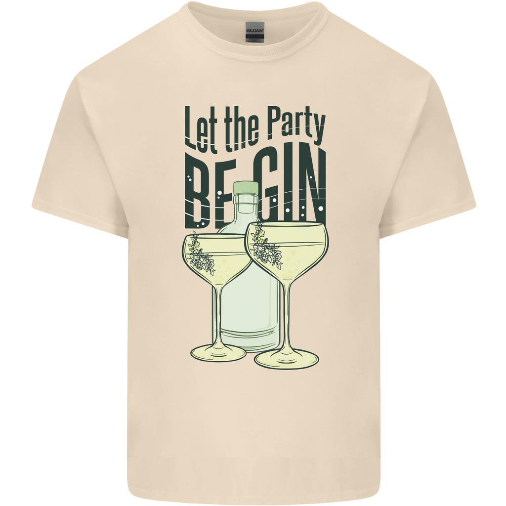 Let the Party be Gin Funny Alcohol Unisexs Light Cotton TShirt