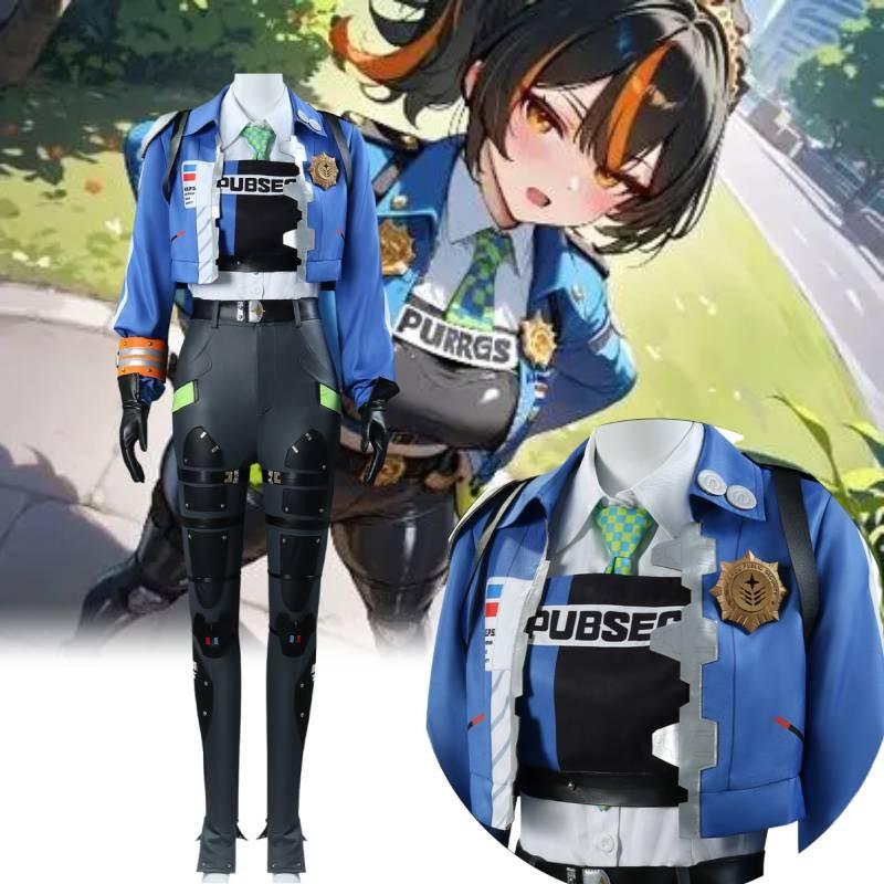 Zenless Zero Zone Zhu Yuan Cosplay Costume Women Uniform Outfit Fullset Suit