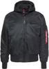 Winter Jacket Alpha Industries MA-1 ZH Back Print (128113) Black/reflective