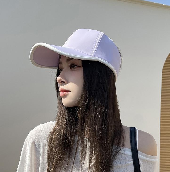 High Ponytail Baseball Cap Women Summer Quick-Drying Sun Protection Anti-Ultraviolet Duckbill Cap Beach Hat
