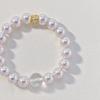 10Mm Manta Rose High Quality Strong Light Artificial Crystal Pearl Bracelet Bracelet