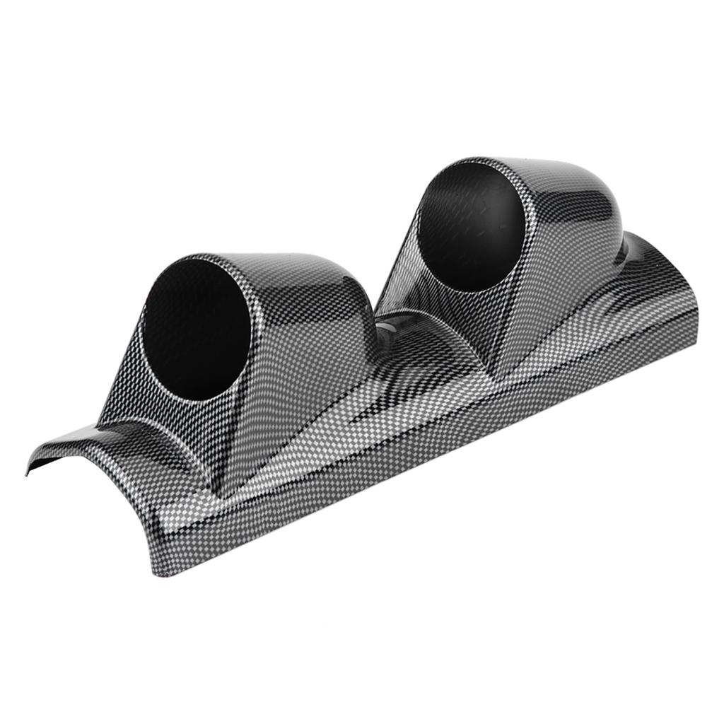 Dual Holes Gauge Holder Gauge Bracket Universal Heavy Duty Racing Sport Meter Gauge Pillar Mount Pod Holder Bracket Gauge Holder
