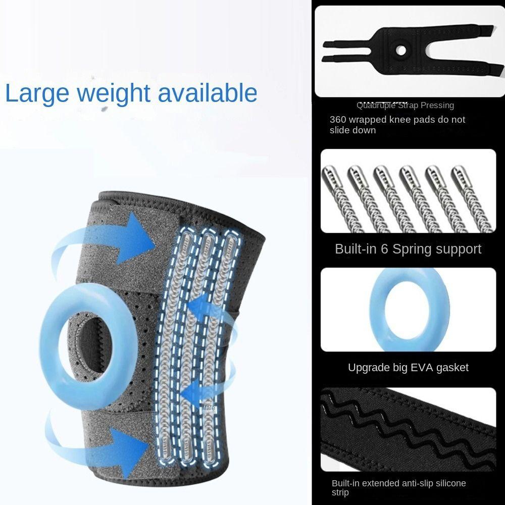 Kniebandage Patella Schutzband Verstellbare Sport Knieorthese Kinder Knieschoner Fitness