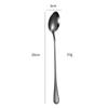 Creative Stainless Steel Long Handle Spoon Set for Ice Cream, Coffee, and More