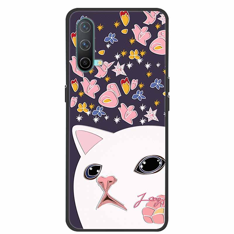 3D Phone Case For OnePlus Nord CE5 CE CE2 CE3 CE4 Relief Emboss Flower Cover for OnePlus Nord CE 2 3 4 5 Silicone Soft Protector
