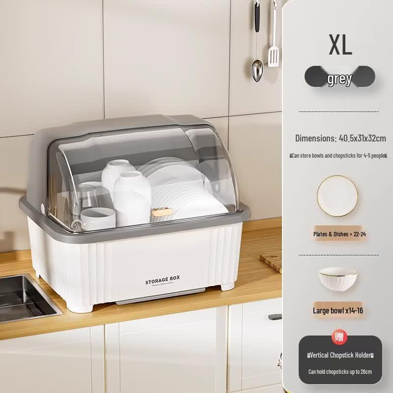Bo Yi Duo Covered Dish & Cutlery Drying Rack