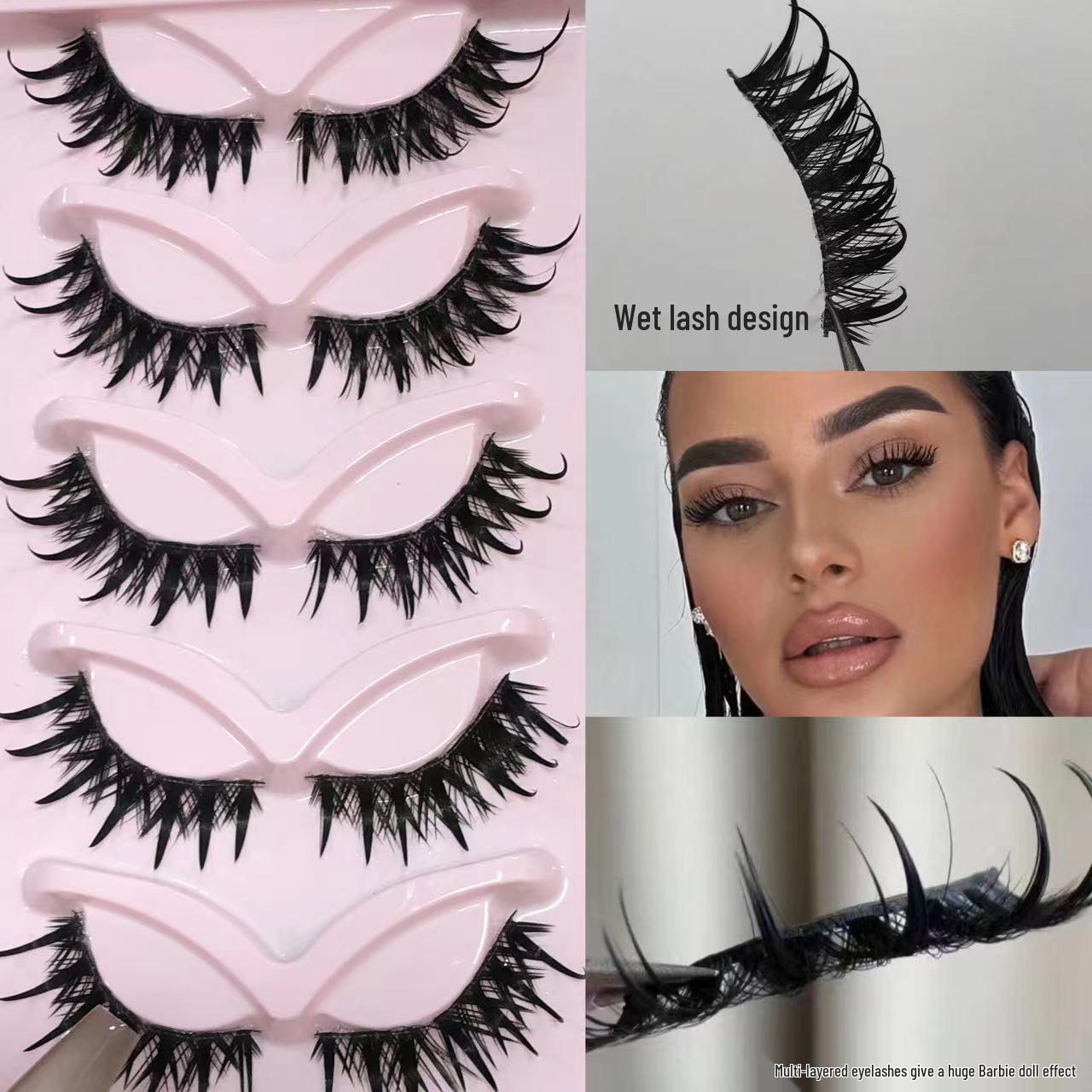 

Doudou Sweet Thai Curled False Eyelashes: Mixed Race Barbie Comic Style