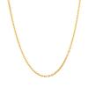 Women'S Simple Fine Chain Clavicle Chain Stainless Steel Embossed Flat Cross Chain Necklace 18K Gold Nc-2551 Plated