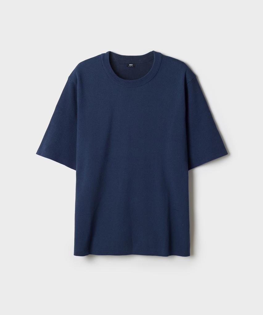 Seupao [Cotton Blend] Round Neck Short Sleeve Knit_Spkwg25M04 (A Type)