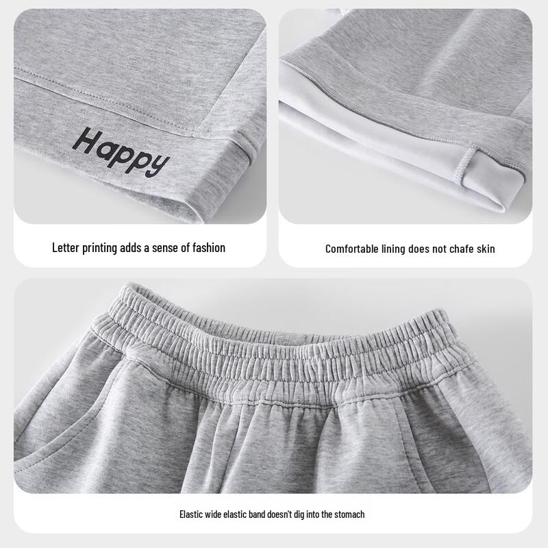 Romon Boys' Casual Knitted Sports Shorts