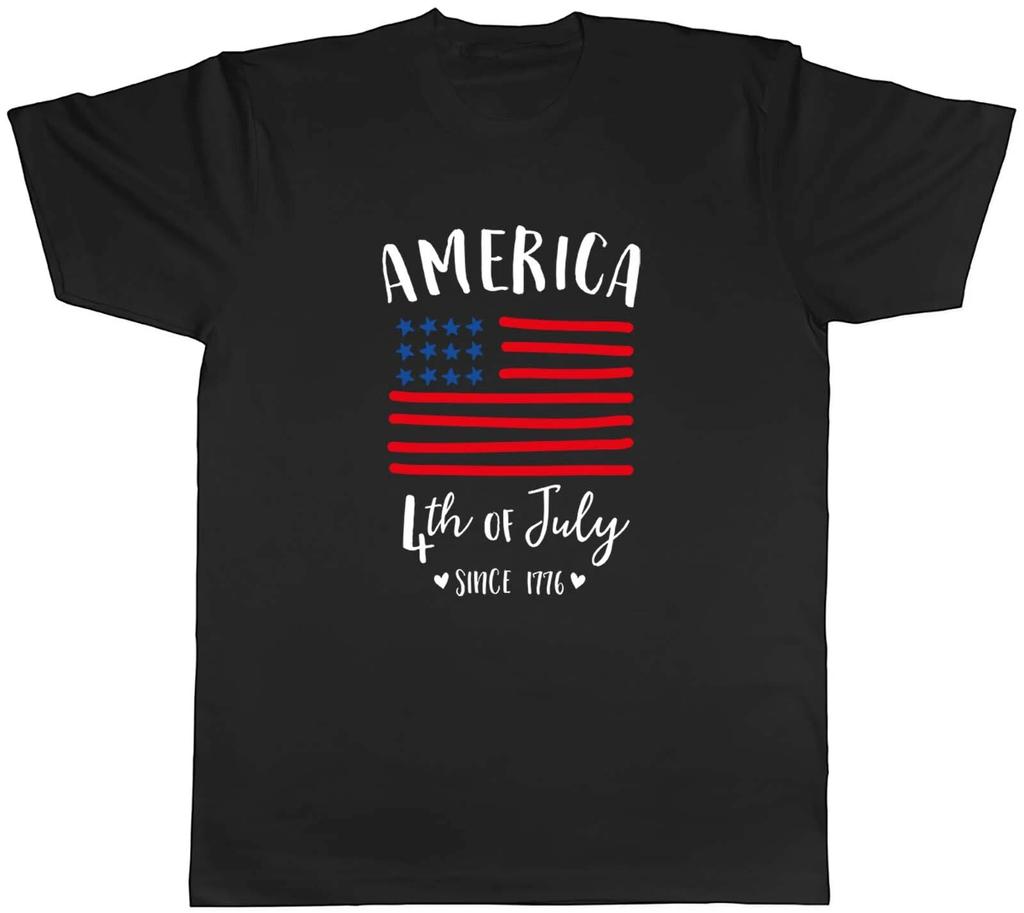 America 4th Of July Independence Day Mens Unisex T-Shirt Tee Gift
