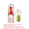 Double Cup Multifunction USB Fruit Mixers Juicers Portable Electric Juicer Blender Fruit Juicer Cup Food Milkshake Juice Maker