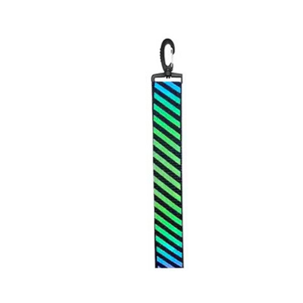 

1PC Reflective Strap Pendant Keychain For Outdoor Camping Night Running Cycling Backpack Safety Lightweight Bright Keyrings