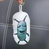 Peluche Memes Plancton Maledetto Ciondolo Cinguettante Portachiavi per Borsa Fascino Divertente per Borsa Bambola con Ciondolo Vocale Modello Ornamento Regali Giocattoli