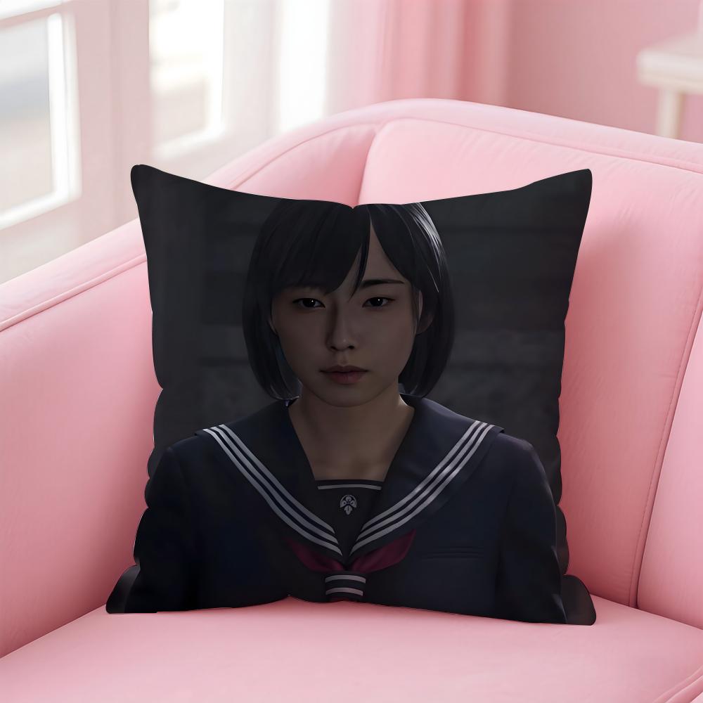 SSilent Hills Game Horror Cushion Cover Comfortable Reversible Pillow Cover Ideal For Car Sofa Bedroom & Beyond