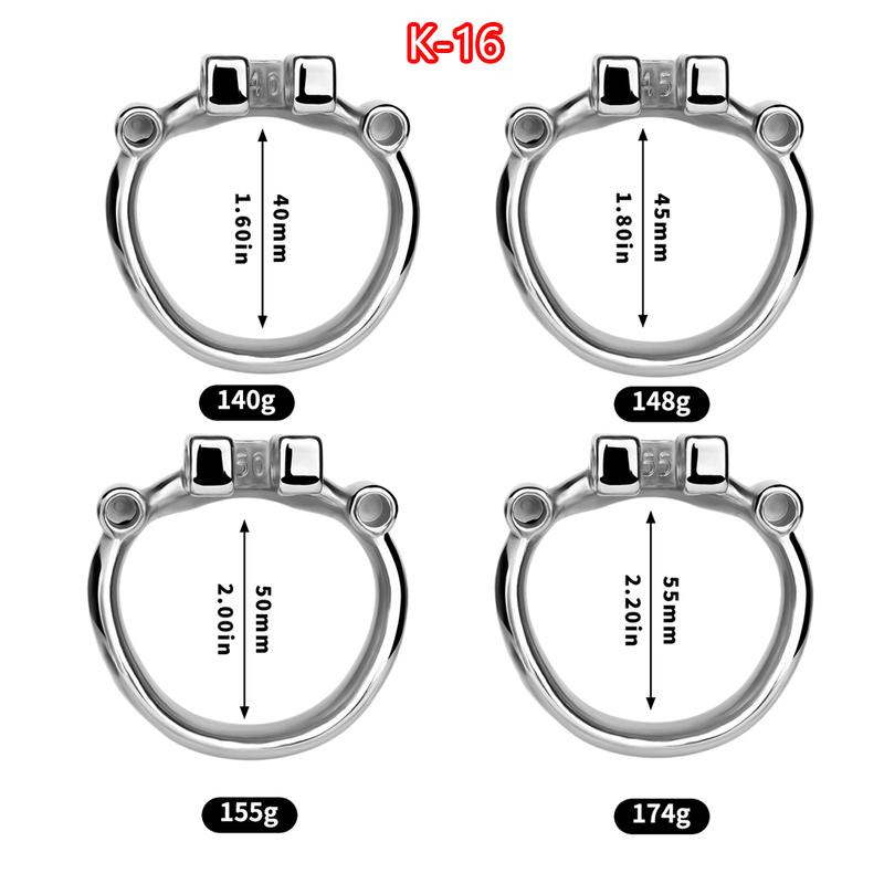 FRKO Metal Base Penis Rings K-14/K-15/K-16 Match 240/245/242 Lock Cock Ring Chastity Cage Accessories Sex Toys For Men Sexshop