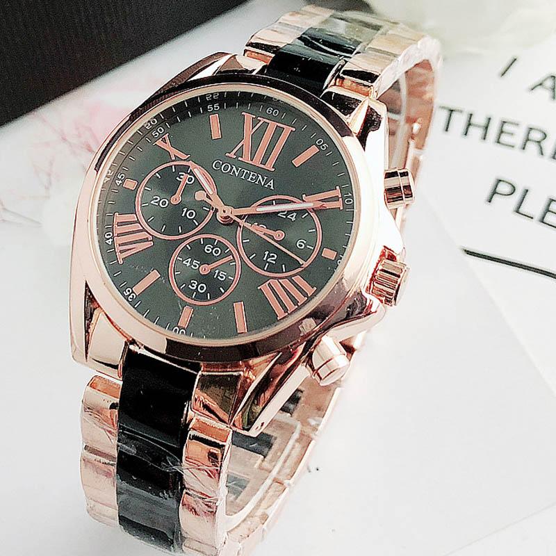 CONTENA New Luxury Top Brand Green Quartz Women's Watch Ladies Fashion Watch Women Wristwatch Female Clock Relogio Feminino