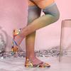 Fashion 2025 Summer Women's New Luxury Brand High Heel Sandals Hollow Short Boots Water Diamond Sexy Fashion Banquet Sandals