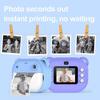 With Print Paper Children Digital Camera 1080P HD Recording Mini Instant Print Toys  Girls