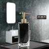 Resin Bathroom Five-piece Set Wash Tray Handwashing Fluid Soap Dispensing Bottles Accessories Organizer Decor
