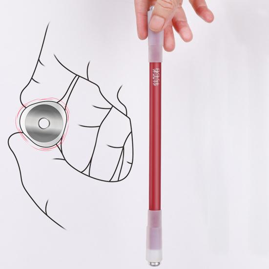 Spinning Pen Sturdy Construction Wear-resistant Plastic Rotating Ballpoint Pen Flying Fidget Spinner for School