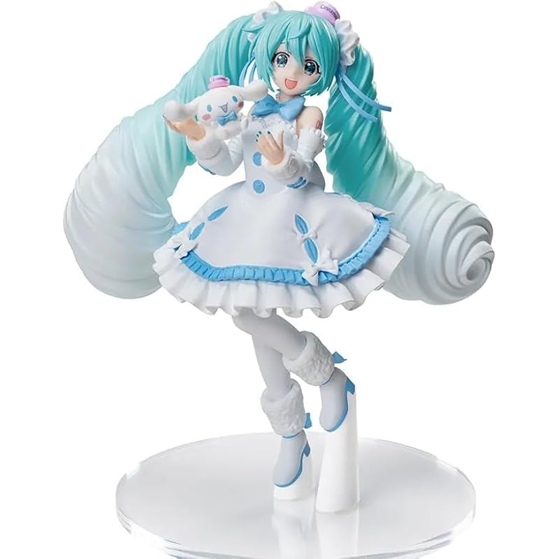 Hatsune' Miku series Luminasta Hatsune' Miku x Cinnamo*Roll White dress version figure 1 type in total official Approximately 19cm