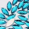 9x20mm Horse Eye Acrylic Flat Back Rhinestones for Jewelry and Craft Decoration