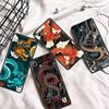 Hülle für Xiaomi Mi Poco X3 X4 NFC M3 Mi 11 11T 10 T 9T 12 9 10T Lite Silikon Rückseite Handyhülle Mode Chinesisch Vintage Drache