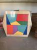 Hexagonal Wooden Geometric Puzzle Blocks for Kids 