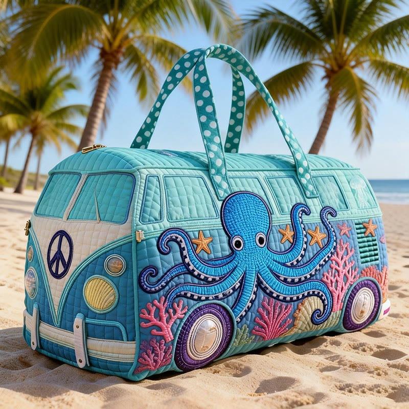 Printed Short-Distance Hand-Held Quilting Embroidery Travel Bag Multi-Functional Sports Fitness Bag