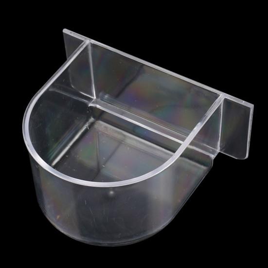 2Pcs Bird Feeding Utensils Hanging Long Lifespan Bite Resistant Professional Exquisite Pet Accessory Plastic