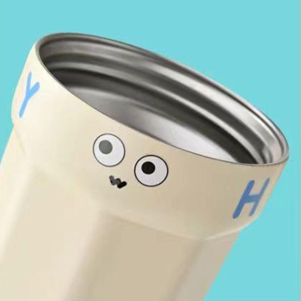 Cartoon Thermal Flask Stainless Steel Water Bottle Portable Coffee Mug  Car