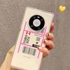 Custodia per telefono INS Light Ticket Aereo per Samsung S20 ULTRA S30 per Redmi 8 per Xiaomi Note10 per Huawei Y6 Y5 cover
