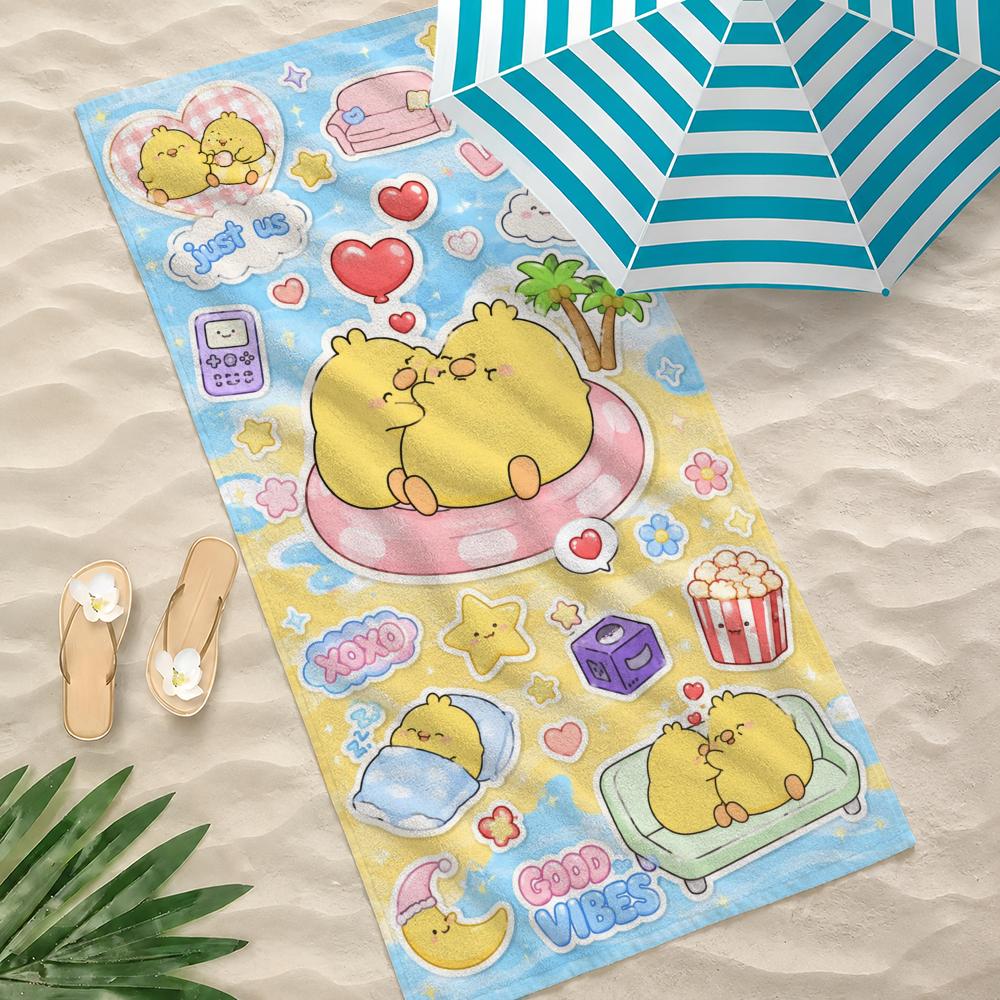 Album K-KAROL G Tropicoqueta Towel Towel Beach Towel, Quick Drying Absorbent Bath Towel for Swim,Gym,Camping,Outdoor Hot