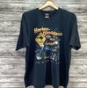 Vintage Koszulka Harley-Davidson Męska Czarna Australia Kangur Country Graficzna Koszulka Lata 90.