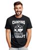 Camping Is My Favorite Therapy T-Shirt Mens Womens Tees Top - Funny and Relaxing! Funny T-Shirt Mens Womens Tees Top, Unis