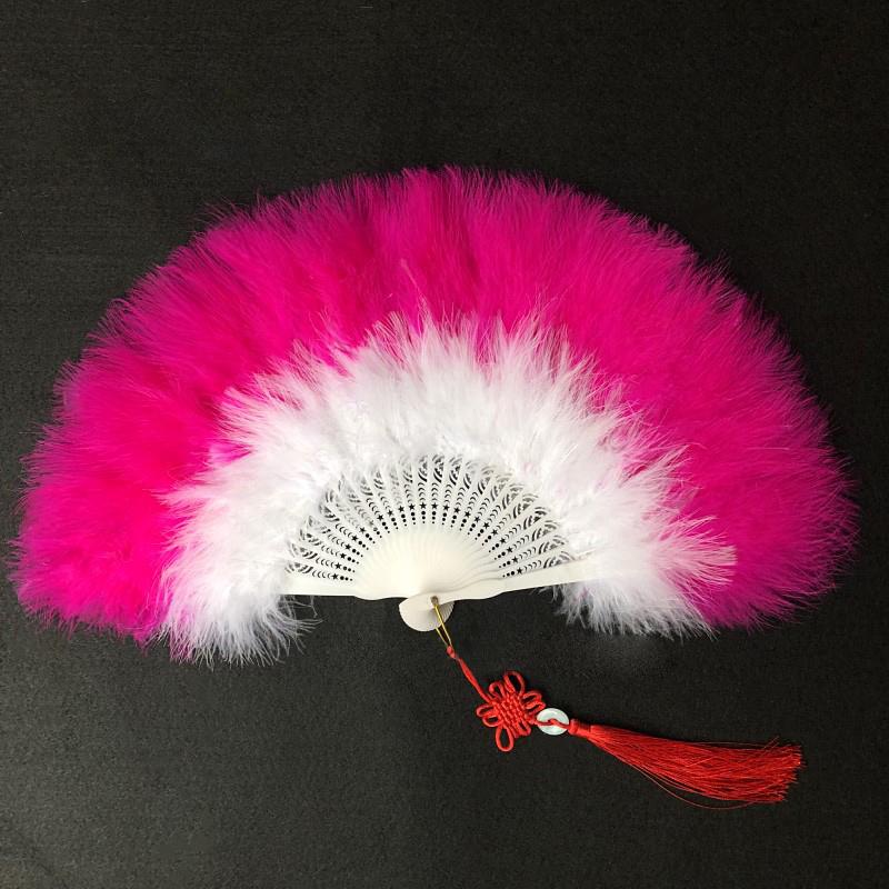 Składany Puszysty Wachlarz z Piór Słodka Wróżka Lolita Dziewczyna Mroczny Gotyk Taniec Dworski Wachlarz Ręczny Rzemiosło Artystyczne Rekwizyty Taneczne Dekoracja na Przyjęcie Weselne